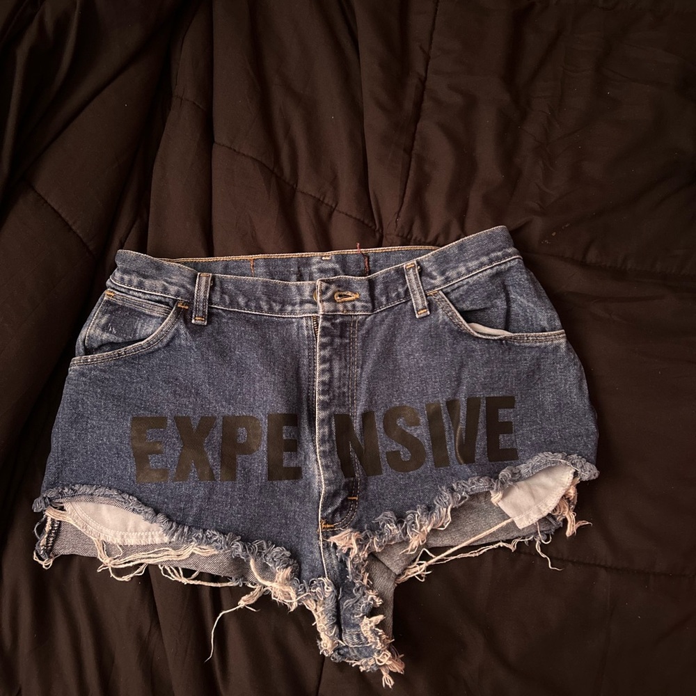 Expensive The brand Distressed Jean Shorts